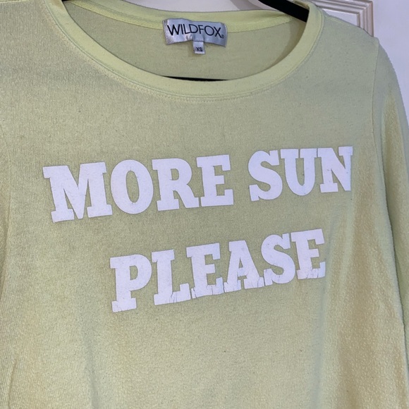 WILDFOX More Sun Please Sweatshirt - Picture 2 of 4